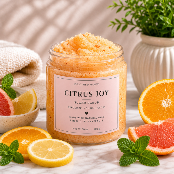 "Citrus Joy Glow" Sugar Scrub - Orange Scent