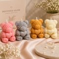 Teddy Bear Candle for Cozy Comfort and Warmth
